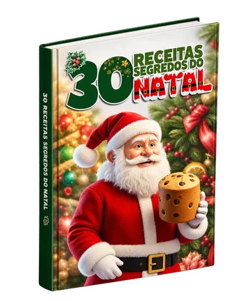 Capa do livro 30 Receitas Segredos do Natal